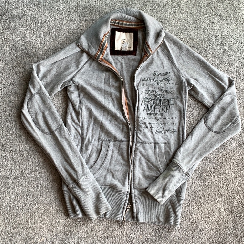 Abercrombie Zip Up Knit Jacket